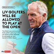 英國公開賽˙允許LIV球手參賽