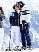 伍茲前妻與富翁男友在瑞士滑雪
